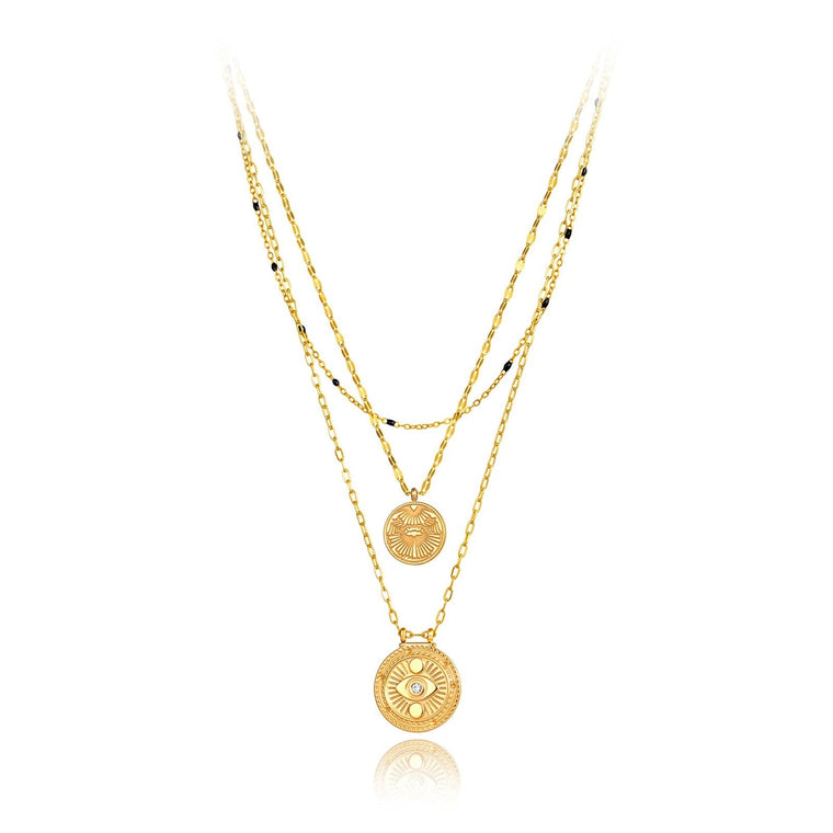 Collar Triple ojo turco