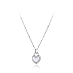 Corazón perla madre bicolor