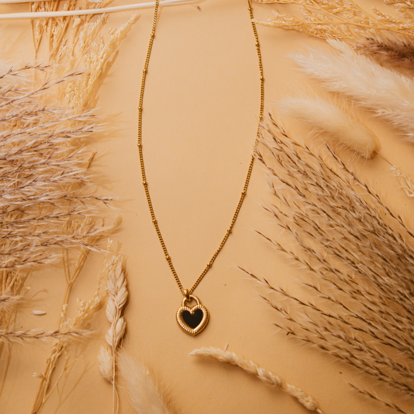 Corazón perla madre bicolor