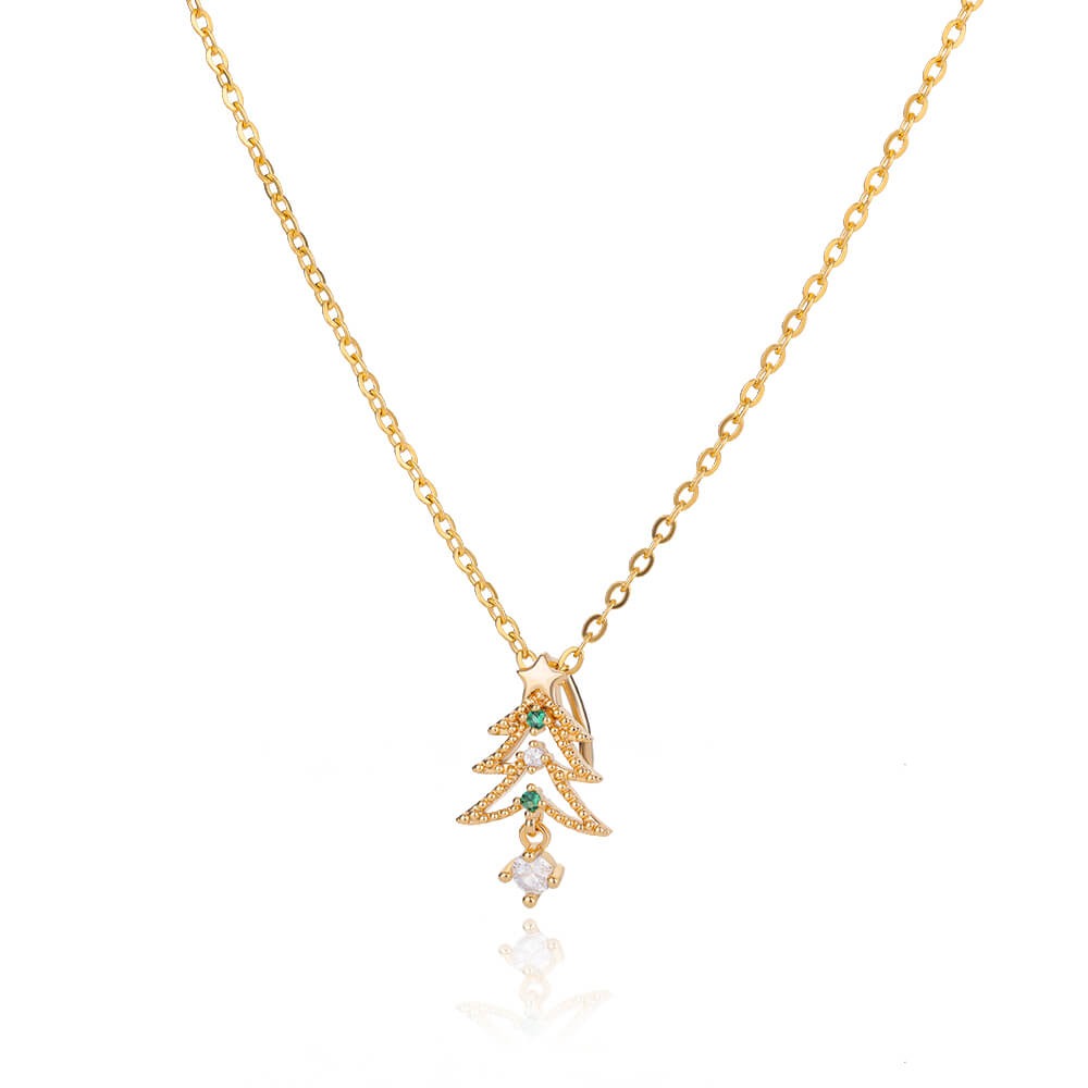 Collar árbol de navidad