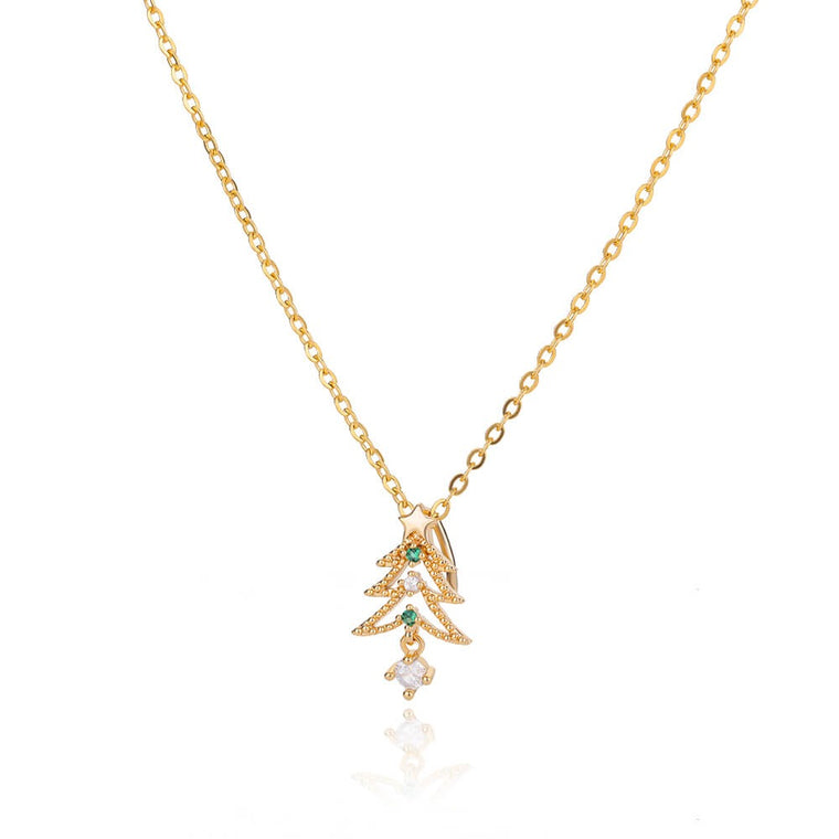 Collar árbol de navidad