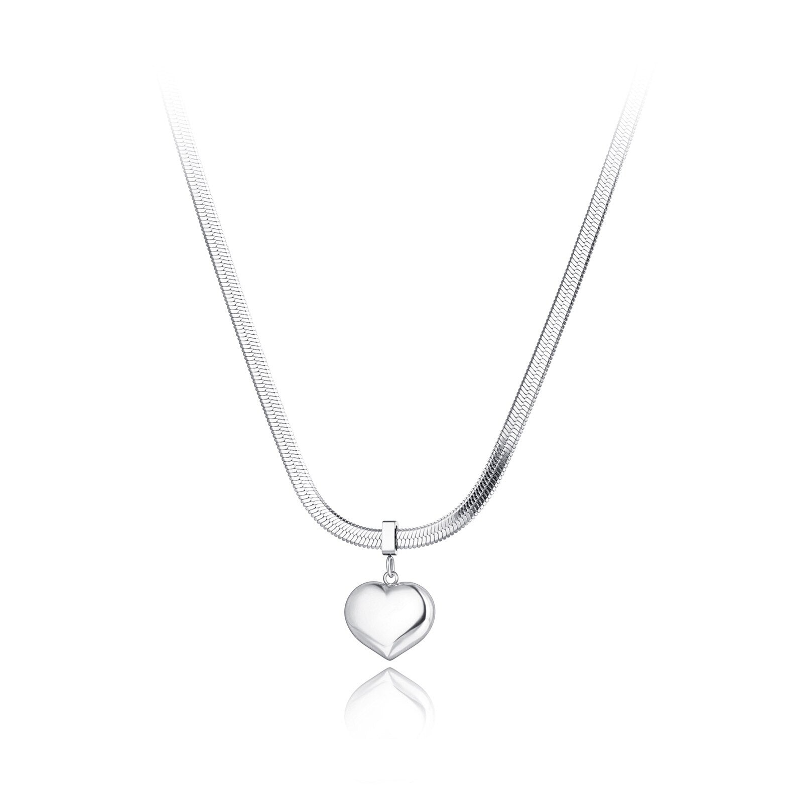Cadena corazón sólido