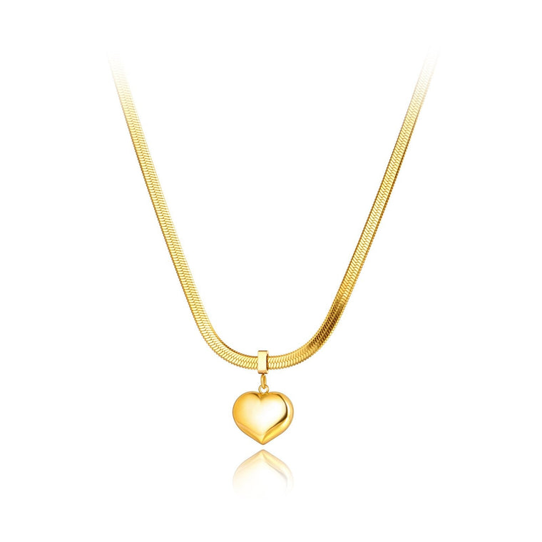 Cadena corazón sólido