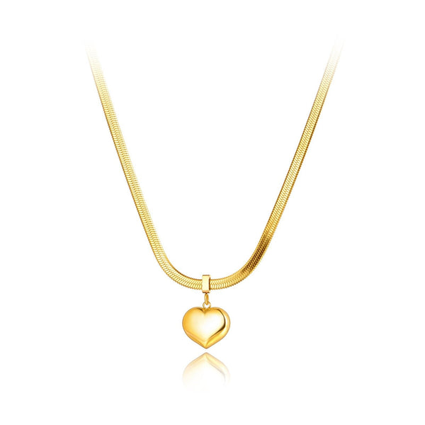 Cadena corazón sólido