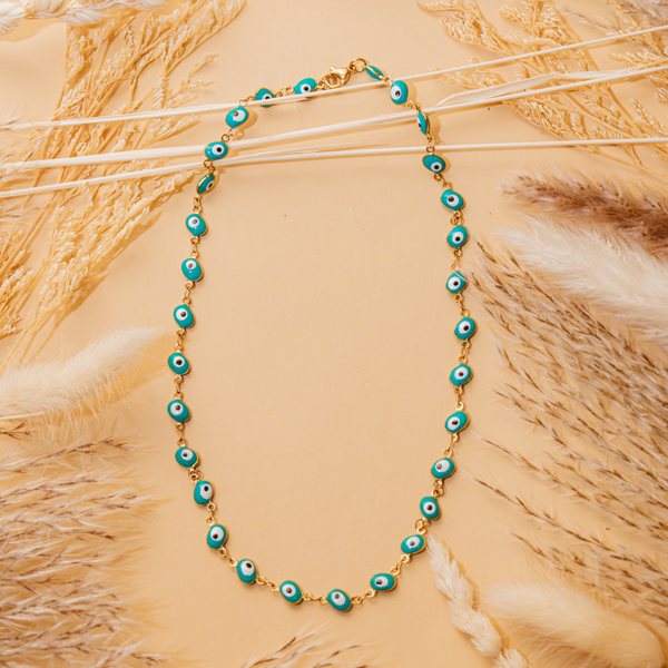 Collar choker ojitos turcos