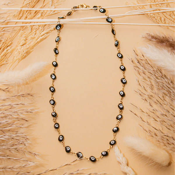 Collar choker ojitos turcos