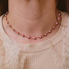 Collar choker ojitos turcos