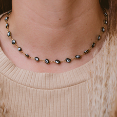 Collar choker ojitos turcos