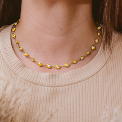 Collar choker ojitos turcos
