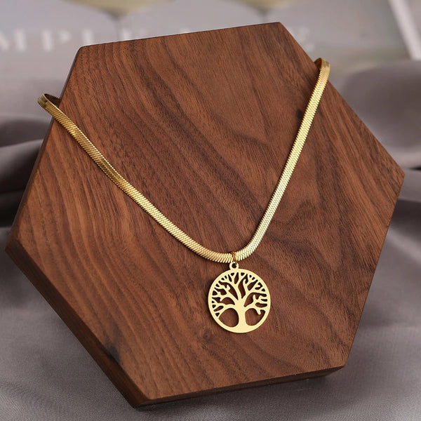 Collar cadena árbol de la vida