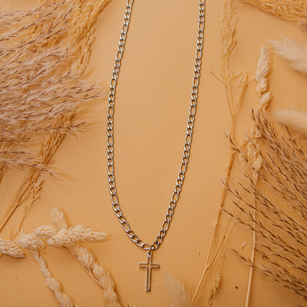 Collar eslabones cruz