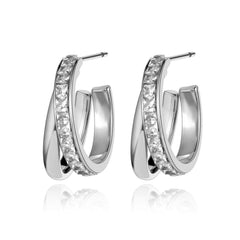 Aretes cristales doble
