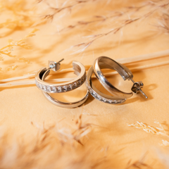 Aretes cristales doble