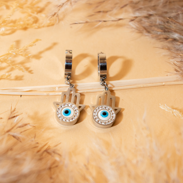 Aretes mano de fátima