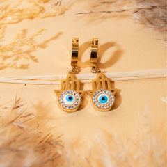 Aretes mano de fátima