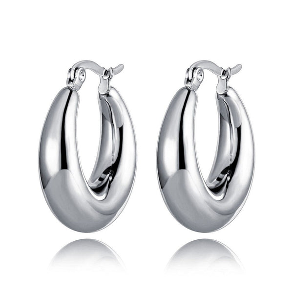 Aretes hoop gruesos