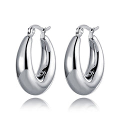 Aretes hoop gruesos