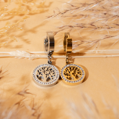 Aretes árbol de la vida