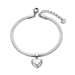 Pulsera cadena corazón
