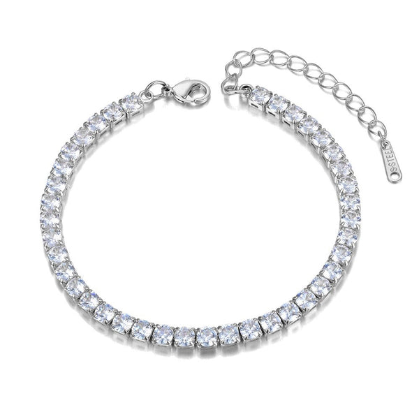 Pulsera cadena diamantes