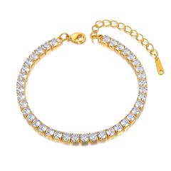 Pulsera cadena diamantes