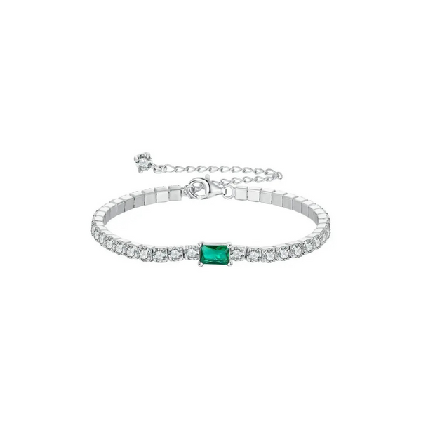 Conjunto esmeralda moissanita