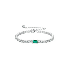 Conjunto esmeralda moissanita