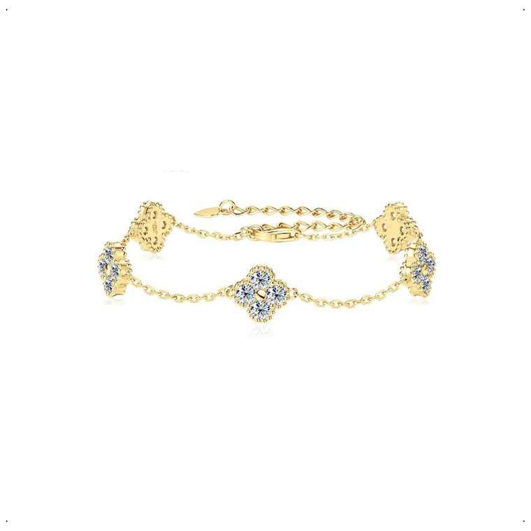 Pulsera trébol 2 CT - PO0001P