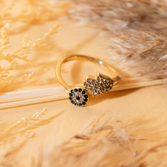 Anillo ojo mano de fátima