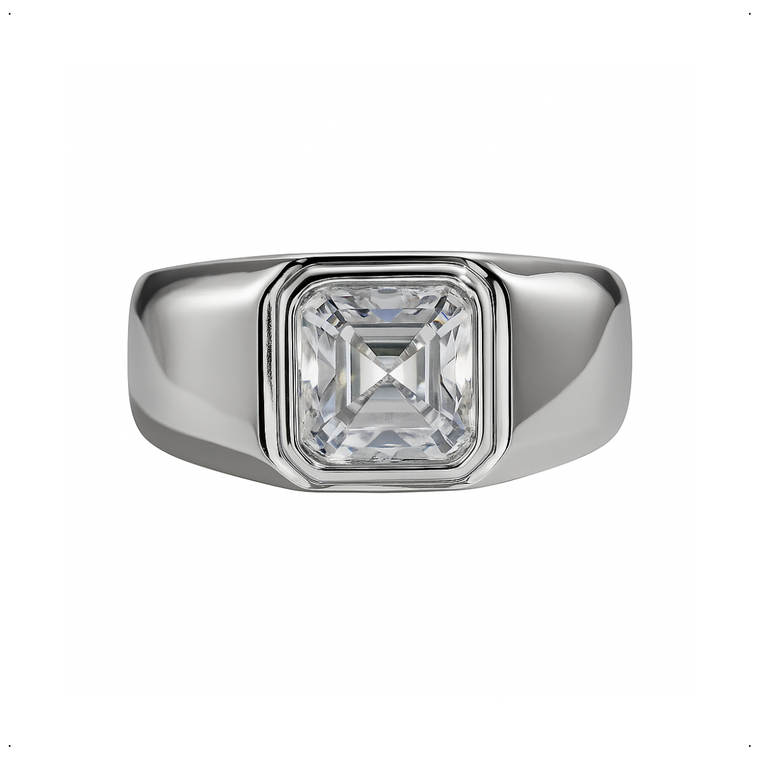 Anillo Asscher Cut 3 CT - AN0058A