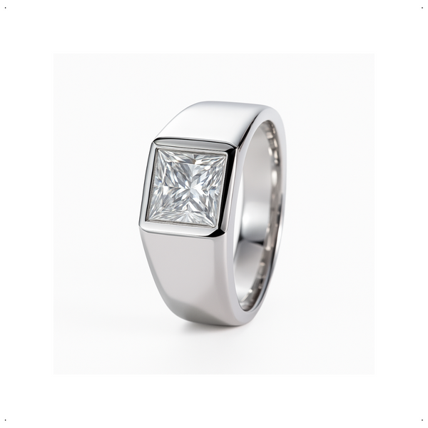 Anillo Princess Cut 2 CT - AN0059A