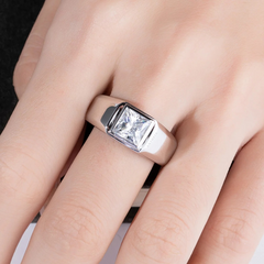 Anillo Princess Cut 2 CT - AN0059A