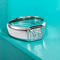Anillo Princess Cut 2 CT - AN0059A