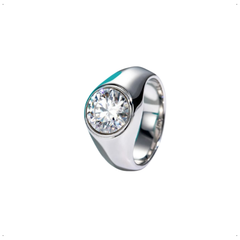 Anillo Round Cut 4 CT - AN0060A
