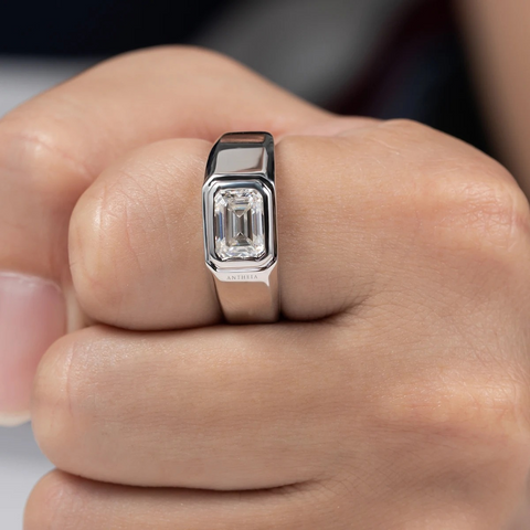 Anillo Emerald Cut 2 CT - AN0061A
