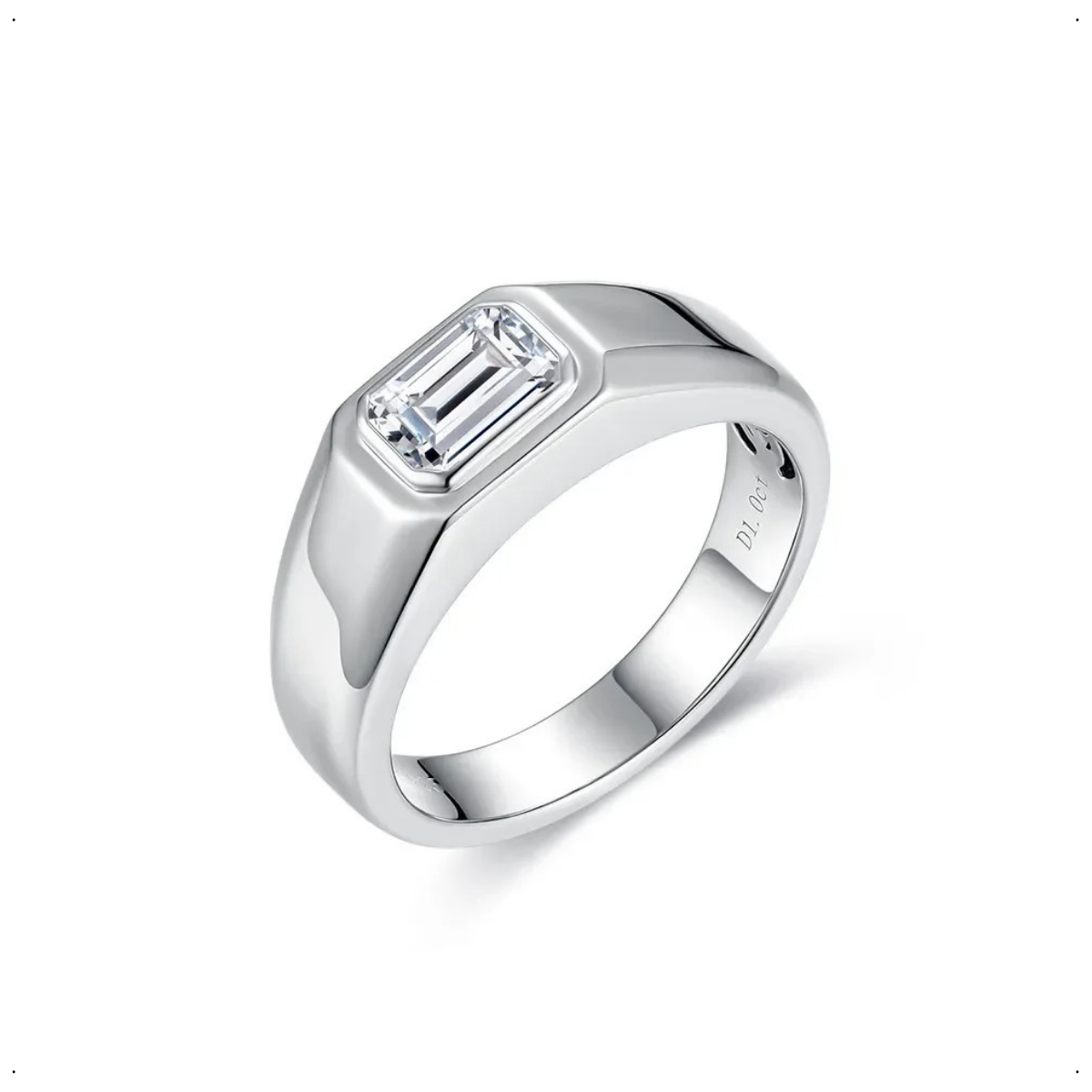 Anillo Emerald Cut 2 CT - AN0061A