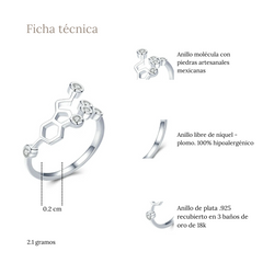 Anillo molécula - AN0047A
