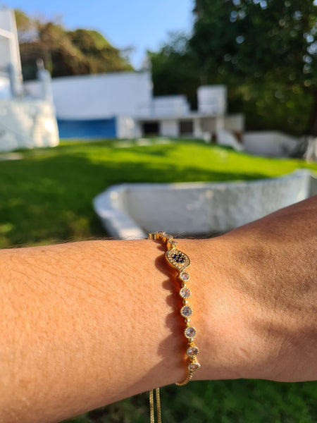 Pulsera ojo turco cristales