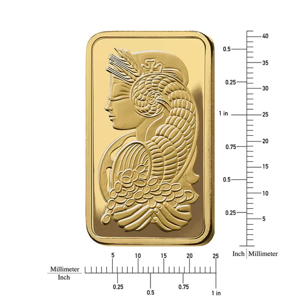 Lingote de Oro Sólido 1 OZ - Lady Fortuna