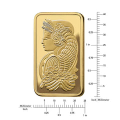 Lingote de Oro Sólido 1 OZ - Lady Fortuna