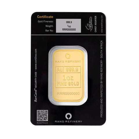 Lingote de Oro 1 oz - RAND Elefantes Africanos