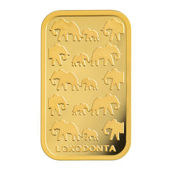 Lingote de Oro 1 oz - RAND Elefantes Africanos