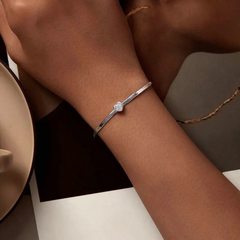 Pulsera corazón cristal