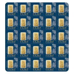 Lingotes de Oro 25 pz de 1g c/u